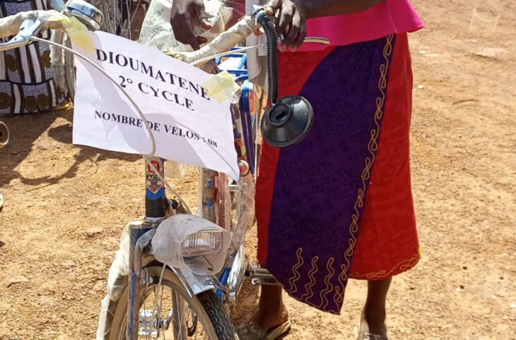 <strong>Scolarisation de filles, plus d'une centaine d'élèves de Kadiolo ont reçu des vélos</strong>