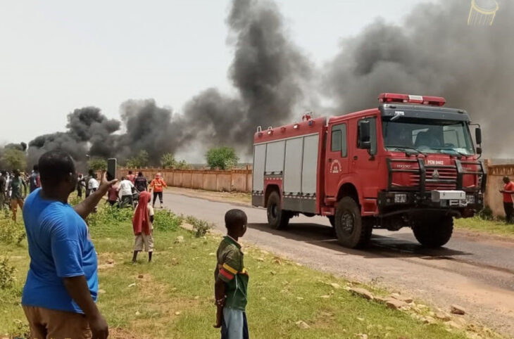 Un camion-citerne incendié à Bandiagara