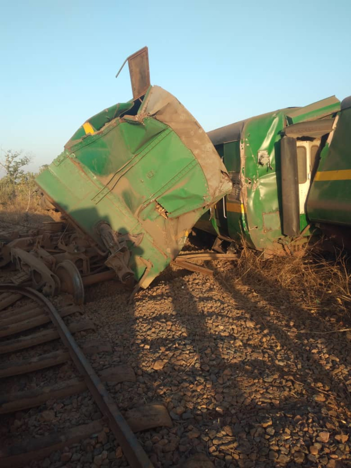 Bafoulabé : déraillement du train voyageur près de Mahina