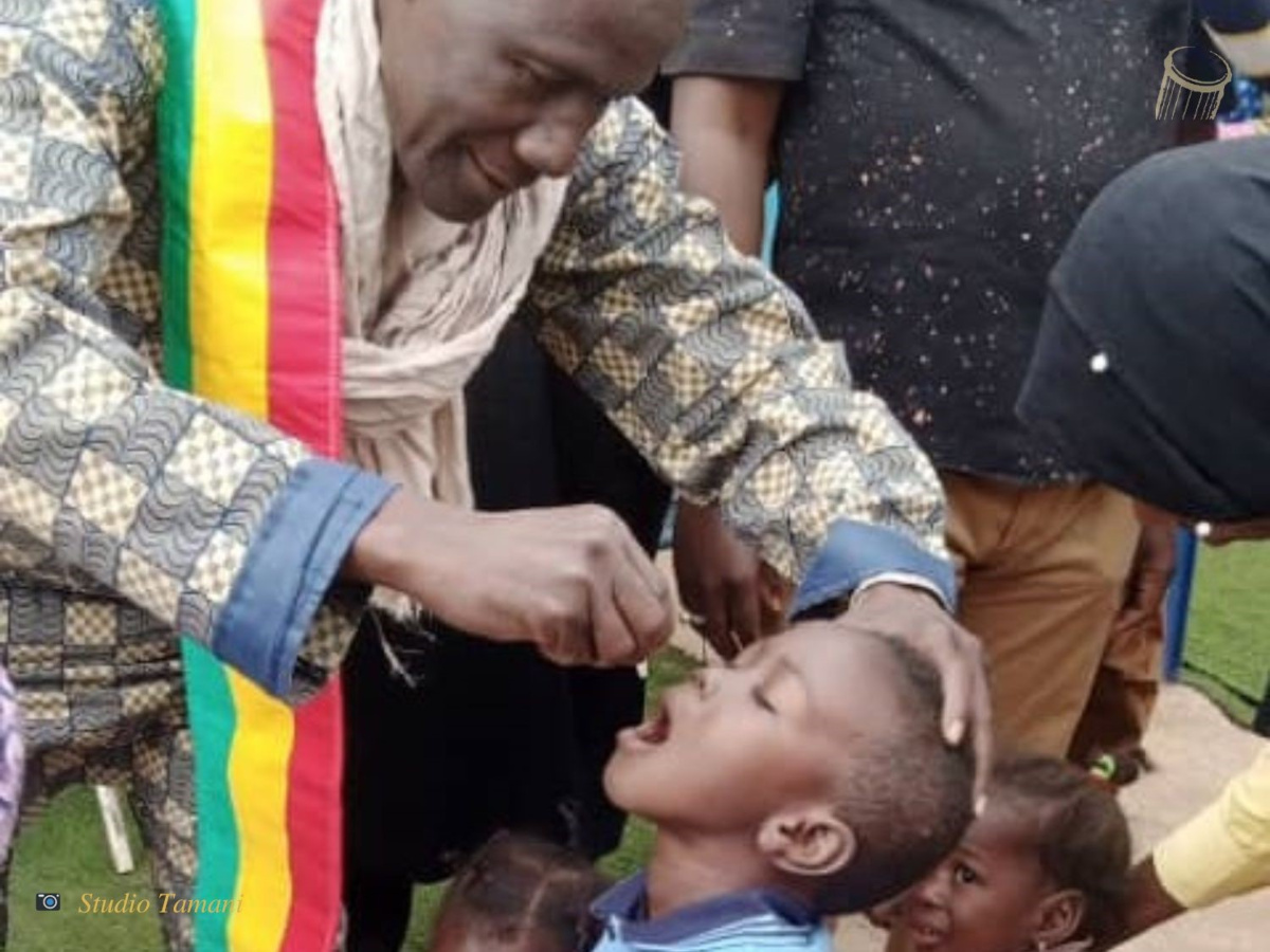 2ème passage de la campagne de vaccination contre la poliomyélite à Kadiolo et Kita