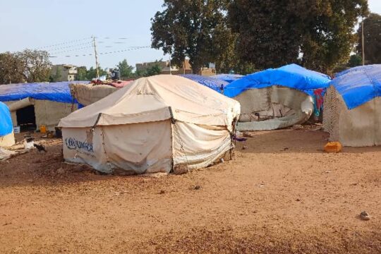 Une vue du site de déplacés de Ségou vers le quartier Att-bougou