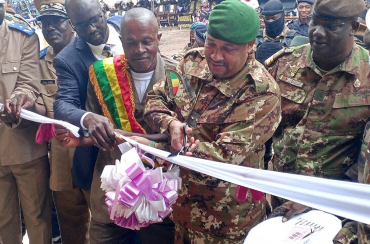 Inauguration à Kadiolo des nouveaux locaux du Peloton de la Garde