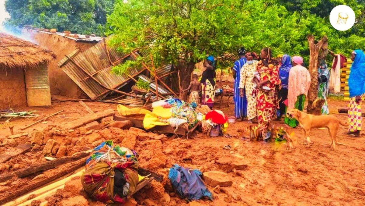 Une fille emportée par une tempête à Mahina