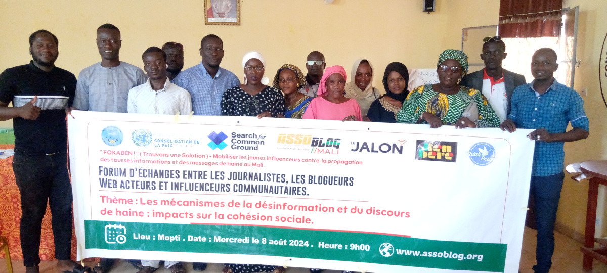 Mopti, les médias s’outillent contre la désinformation