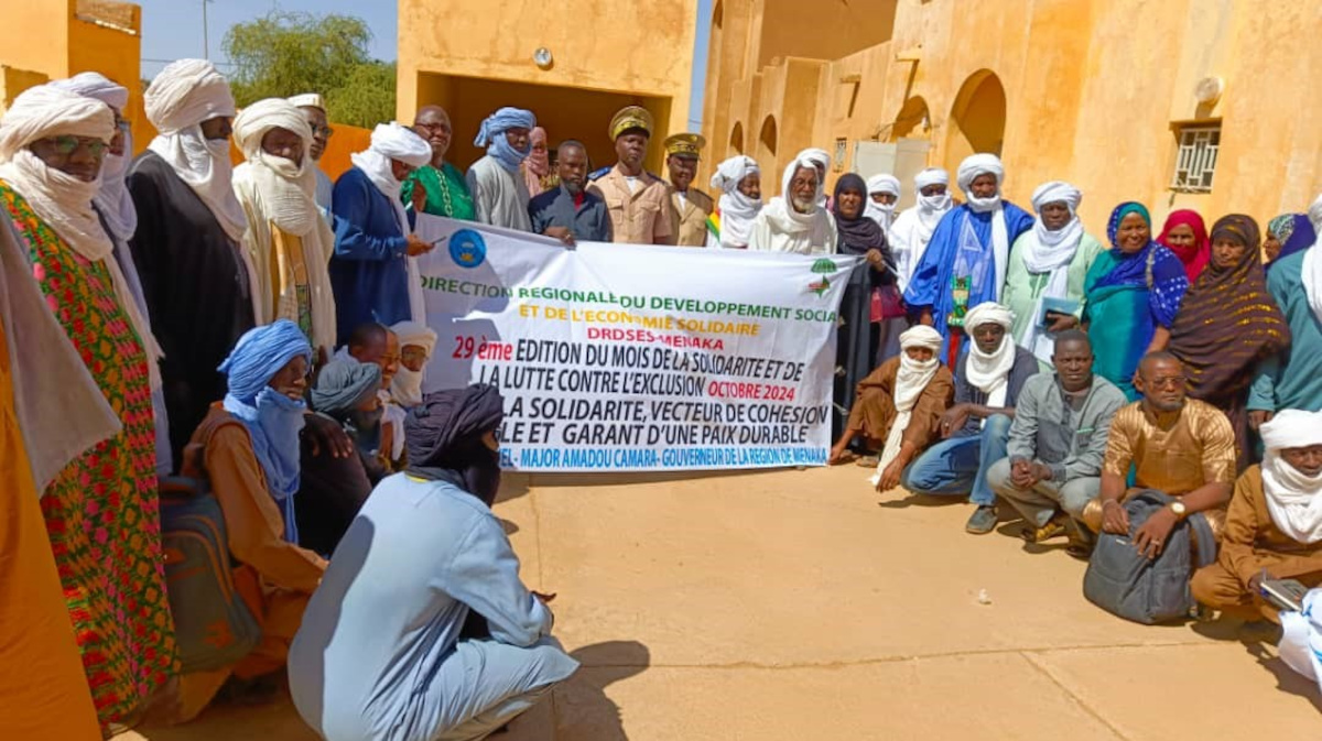 Lancement du mois de la Solidarité et de la lutte contre l’exclusion à Menaka