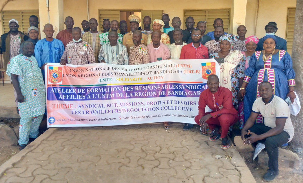 Le renforcement du syndicalisme au centre d’une formation à Bandiagara