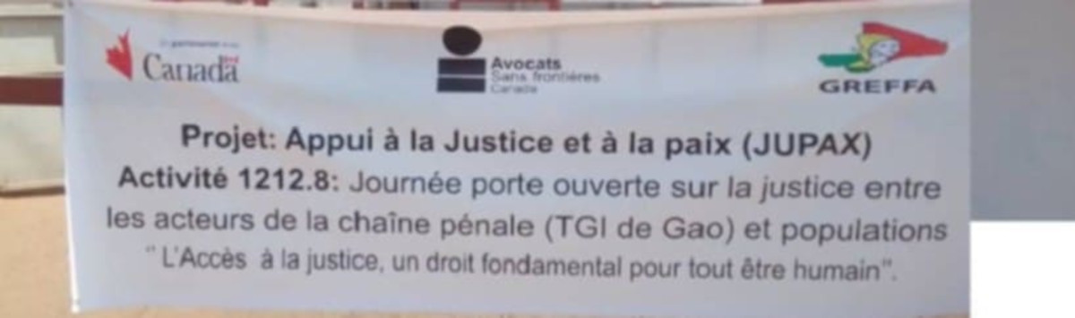 GAO : journée porte ouverte de la justice