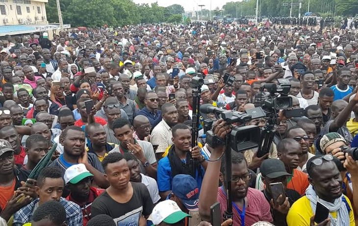 Manif des jeunes contre les forces étrangères : la lutte continue