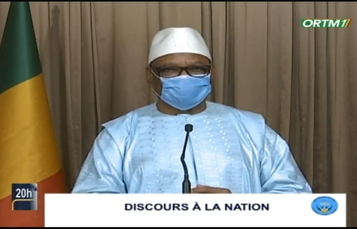 Adresse à la Nation : IBK promet « la résolution de la crise scolaire » et se dit « ouvert au dialogue » avec le mouvement du 5 juin