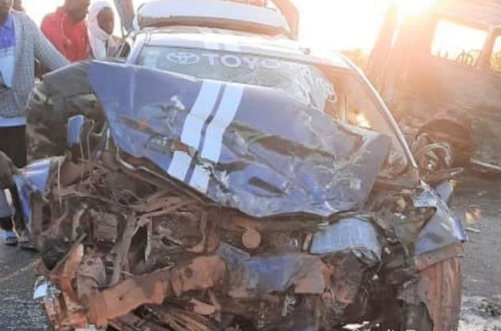 Un minibus prend feu sur la route de Ségou, suite à un accident