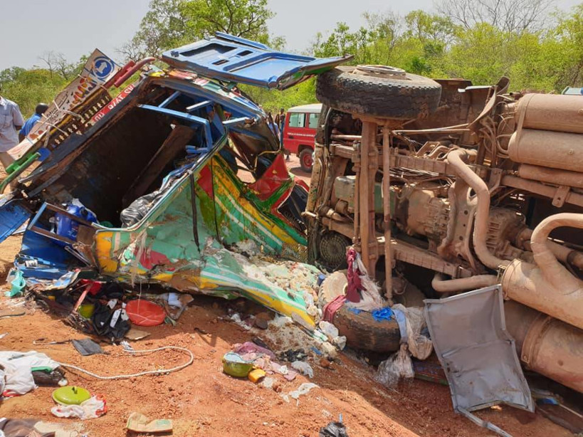 KOULIKORO : un accident de circulation fait un mort et 4 blessés