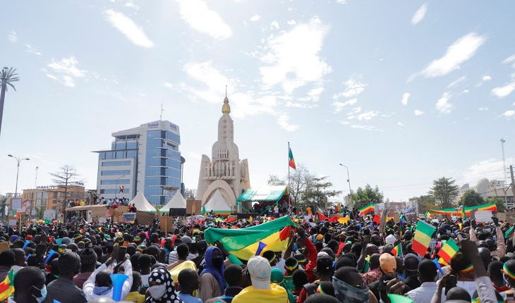 Manifestation à Bamako : des Maliens demandent le retrait du Mali de la CEDEAO