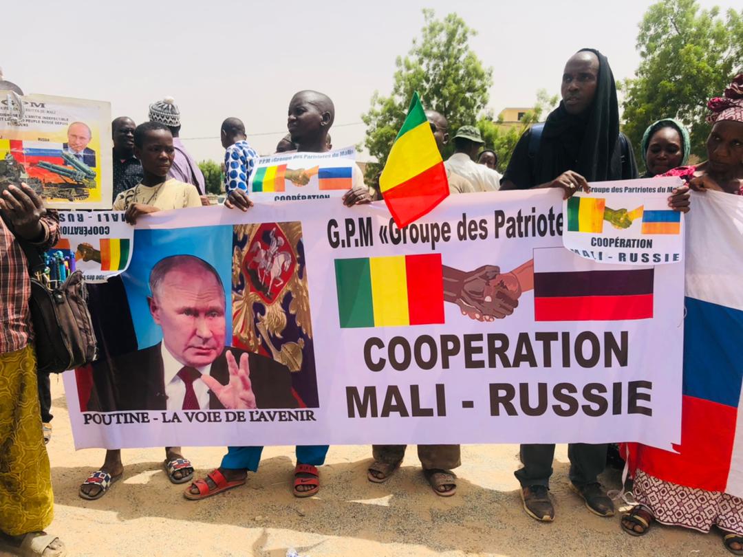 Kayes : marche de soutien du Groupe des patriotes du Mali à l’armée